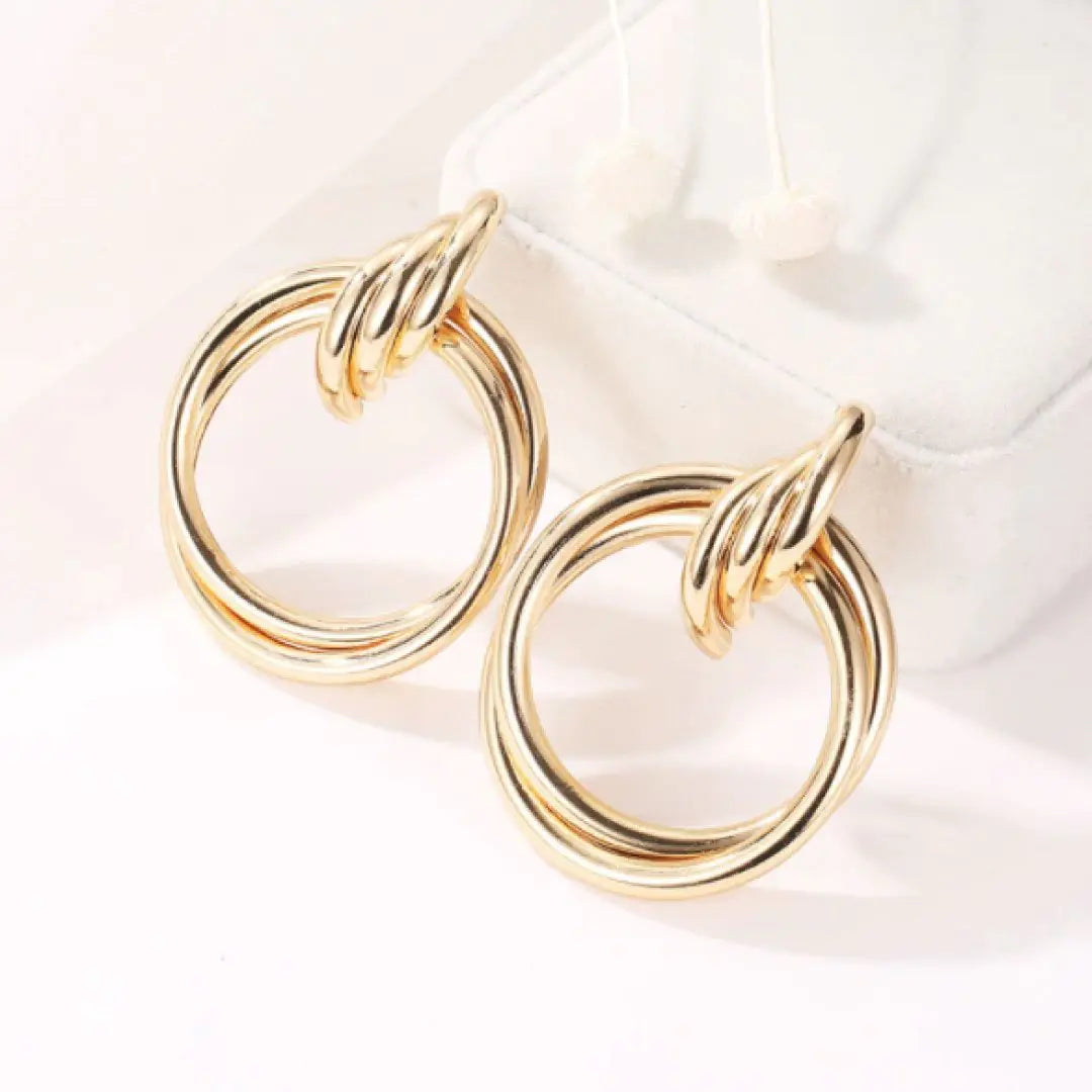 14K Yellow Gold Andy Earrings