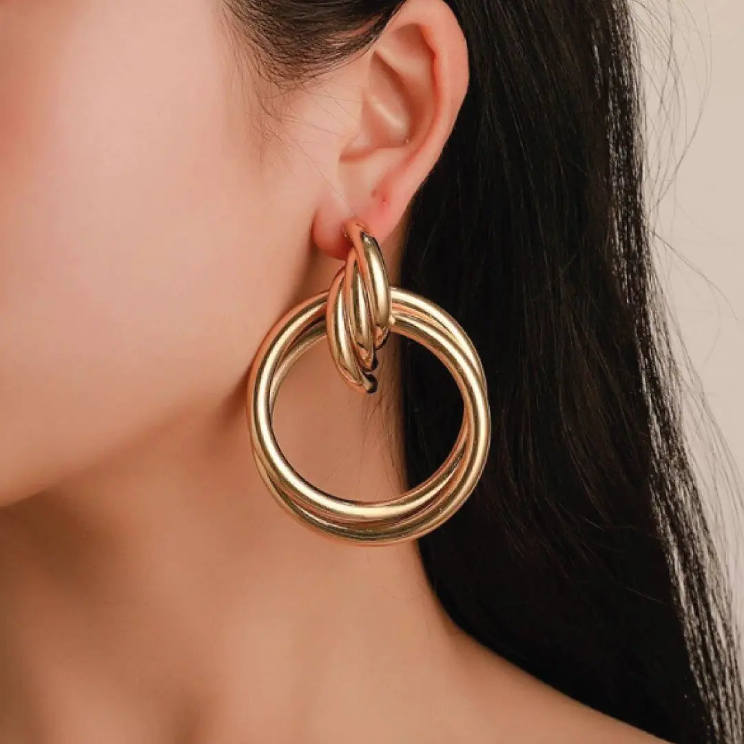 14K Yellow Gold Andy Earrings