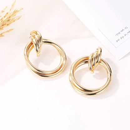 14K Yellow Gold Andy Earrings